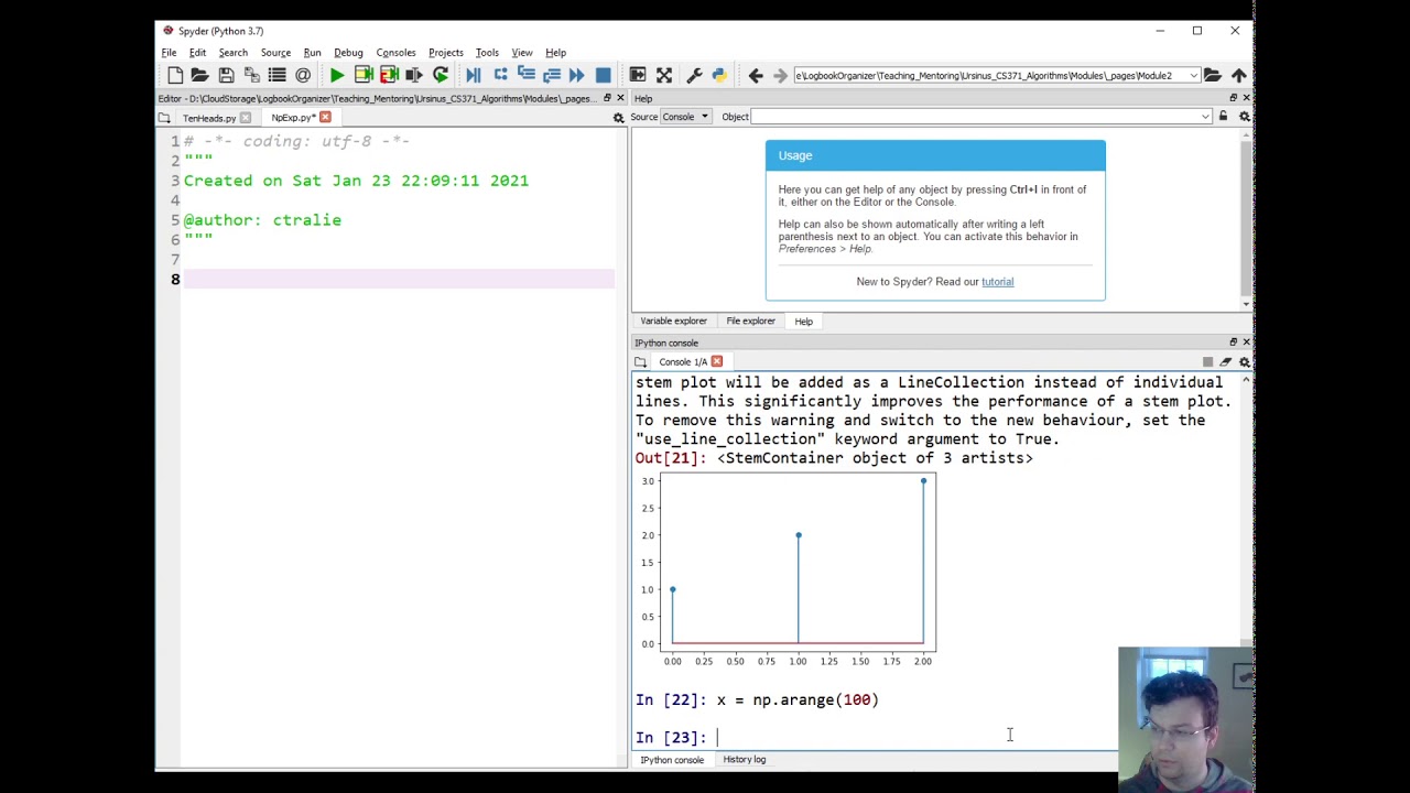 Data Structures Module 2: Basics of Numpy