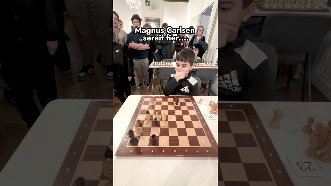 Magnus Carlsen serait fier… 🤭