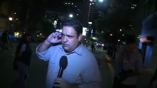 CNN reporter hit by protester, knocked over