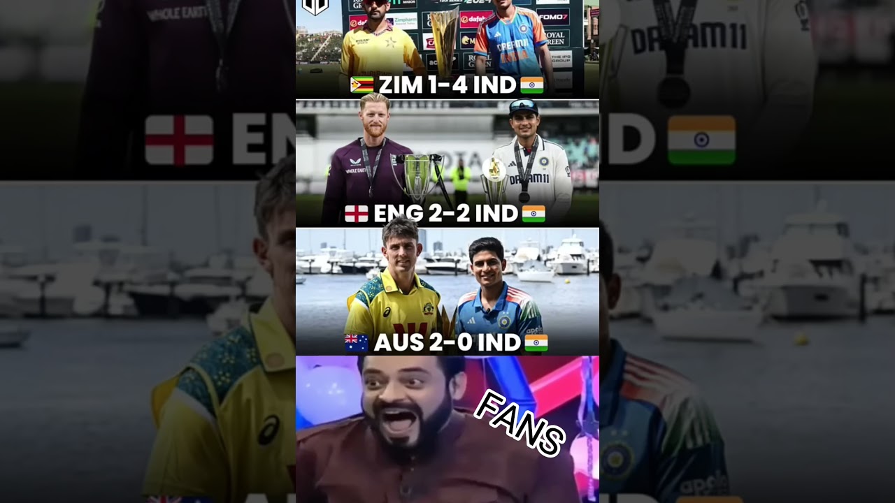 SHUBMAN GILL'S DEBUT SERIES AS CAPTAIN 