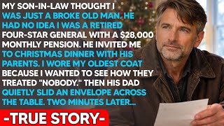 I Never Told My Son in Law I Was a 4 Star General—Then His Father Slid an Envelope Across the Tabl