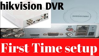 Hikvision DVR First Time Setup - Full setup with complete settings