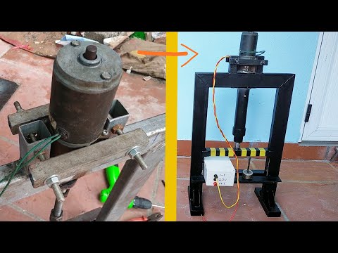 Video Vài đoạn sắt vụn và motor cũ tạo ra một công cụ đắc... - youtube