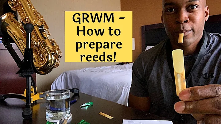 How to prepare saxophone and clarinet reeds | GRWM...