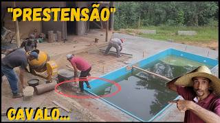 Esse foi nosso maior Passo mas a BA____LHA Só Começou !!! #rural #family @TILAPIAMinhaVida piscina