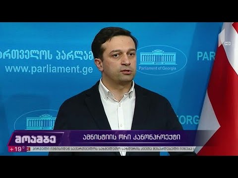 ამნისტიის ორი კანონპროექტი