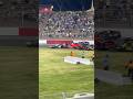 Slate Myers Tim Brown Involved Big Crash Caution Kevin Powell Motorsports 100 Modifieds Bowman Gray