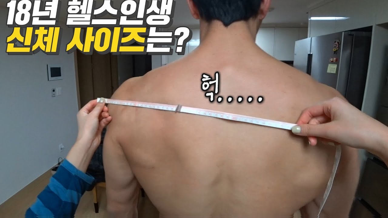 운동하면 어깨 넓어질까? 18년 헬스인생 신체스팩 (체크과정 포함) - Youtube