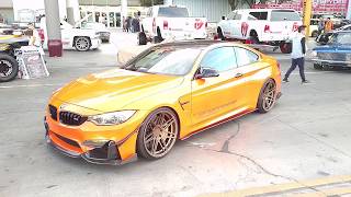 877-544-8473 20x11 Ferrada FR-6 Bronze Rims BMW M4 M3 M5 Sema Show