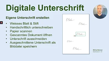 Wie speichere ich eine digitale Unterschrift?