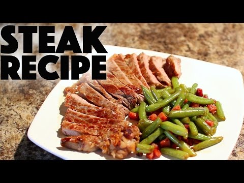 Cast iron skillet beef rib eye steak - low carb .- ketogenic - ketosis - keto diet - high fat