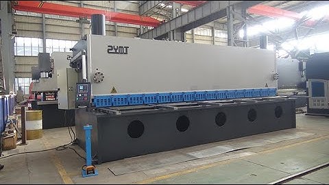 ZYMT 16X6300 Guillotine shear with E21S controller(16mm cutting machine)
