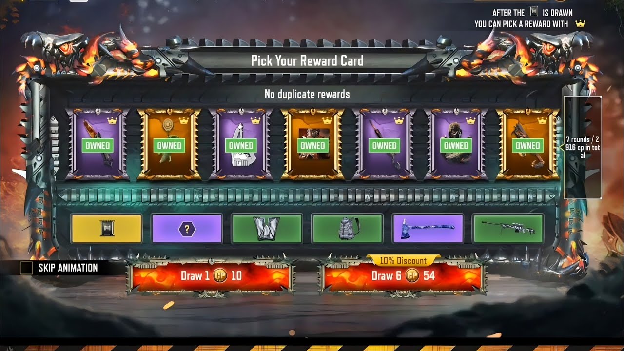 Codm Game Card PICK YOUR REWARD CARD EVENT CODM | GET LEGENDARY MX9 HEARTLESS IN COD ...