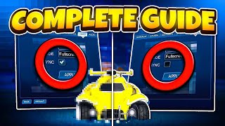 The BEST Rocket League Settings 2023 | Controller, Camera, Video, FPS \& More