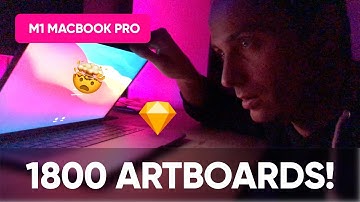 M1 MacBook Pro for UI Design - Super Sketch Stress Test
