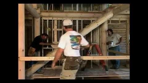 Dual Cope Log Stairway Installation Video