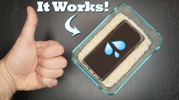 How to Save Your Water Damaged Cell Phone with Rice