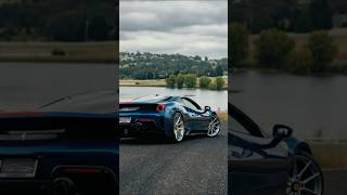 Ferrari 488 Pista in Blu Tour de France: Racing stripes and pure Italian soul! 🤩 #Ferrari #Pista