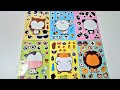 Papergame asmr animals #sticker #paper #papergame #satisfying #relaxing #diy #rainbowjournal #craft
