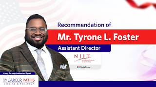 Recommendation of Mr. Tyrone L. Foster about Career Paths