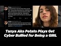 Tanya aka potatoplays get cyber bullied for being a girl in valorant potatoplays296