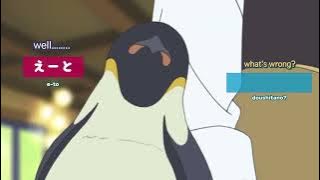 Learn Japanese phrase with anime; Shirokuma Cafe asking for help