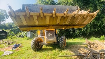 JCB Backhoe Soil Leveling Video @droneplanet2040 