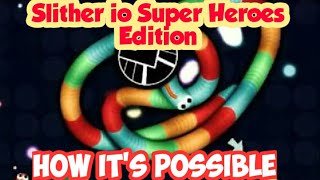 SLITHER IO SuperHeros Skins Edition Slither io bigest snake World Record | Snake game superhero screenshot 5