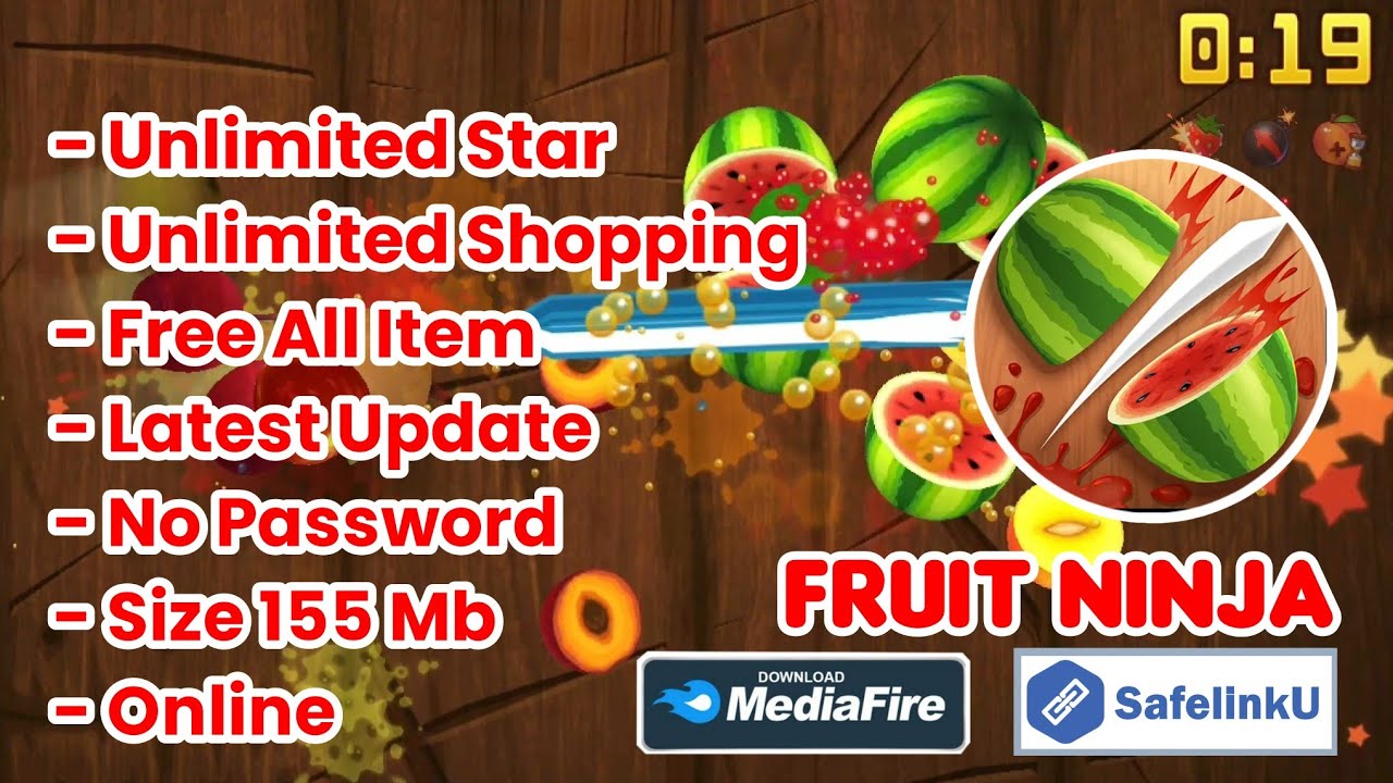 Download fruit ninja mod apk terbaru 2023 unlimited star and no password versi 3.36.0
