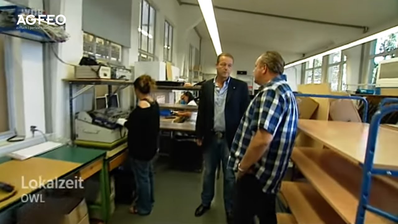 "Die Telefonbauer aus Bielefeld" - AGFEO in der WDR Lokalzeit