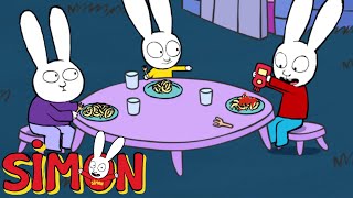 Ketchup fart 🤣🍝😋🍅🍽️ Simon Super Rabbit | Cartoons for Children Resimi