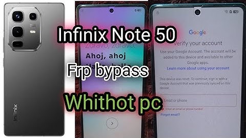 Infinix Note 50 FRP Bypass | Infinix x6858 | 100% Working Without PC