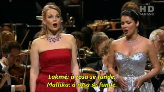 Anna Netrebko e Elina Garanča - Flower Duet/Lakmé de Delibes (legendado)