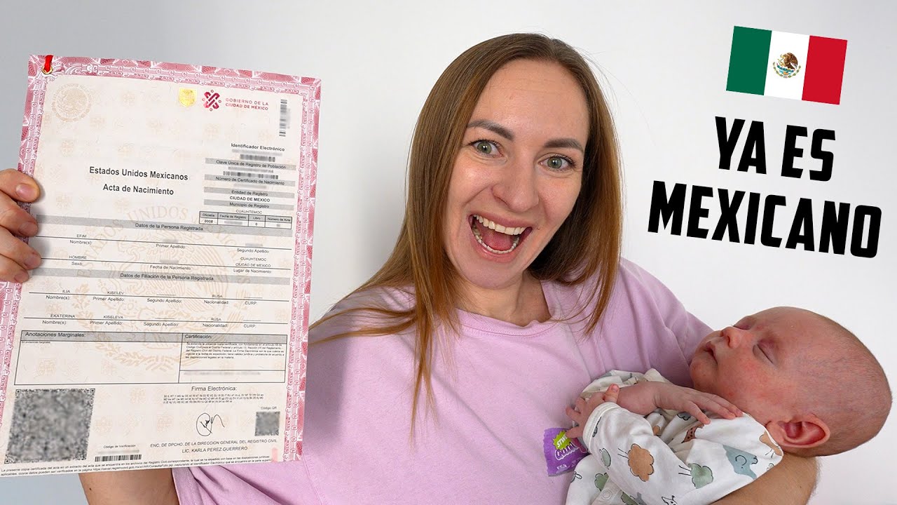 😭 NUESTRO BEBÉ RECIBE la NACIONALIDAD MEXICANA 🇲🇽