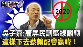 吳：高屏民調藍綠翻轉 這樣下去「蔡賴配」會贏韓國瑜！！關鍵時刻20190426-5 吳子嘉 陳麗娜 孫大千 王世堅