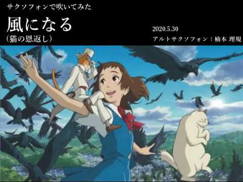 ◆風になる(猫の恩返し)をサクソフォンで吹いてみた