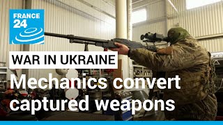 The Kyiv car mechanics converting captured Russian weapons for Ukraine’s troops • FRANCE 24