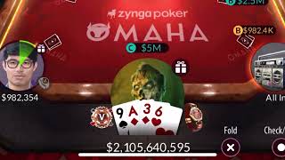 Play POT-LIMIT OMAHA on Zynga Poker NOW!