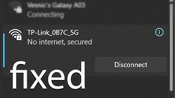 How to Fix No Internet, Secured Wi-Fi Error on Windows 10/11