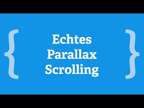 Screencast #39: Echtes Parallax Scrolling