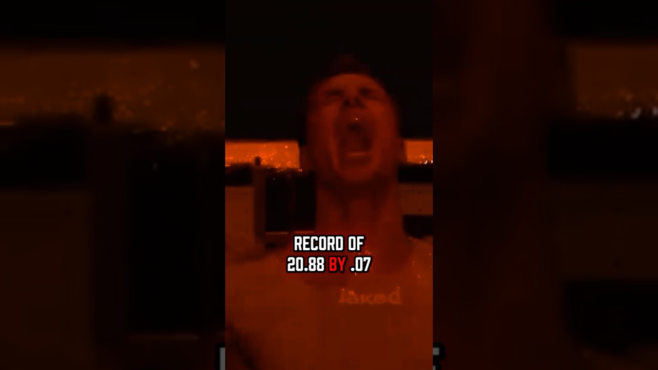 20.81 50 Free WOLD RECORD... Sort of