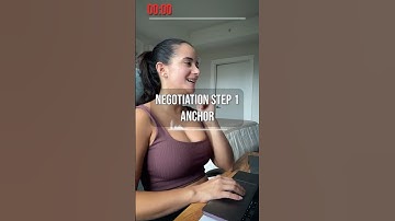 Negotiation: Step 1 - ANCHOR ⚓️.