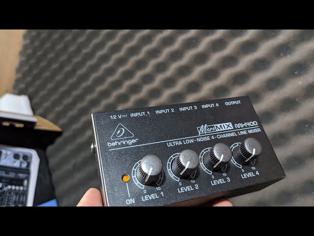 Behringer micromix MX400 - YouTube