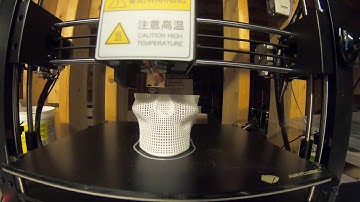 Anycubic Mega S 3D print time lapse