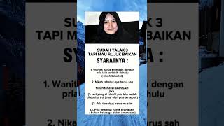 Sudah talak 3 tapi mau rujuk #katakatabijak #katahatimotivasi #motivasidiri #fromkatabijak