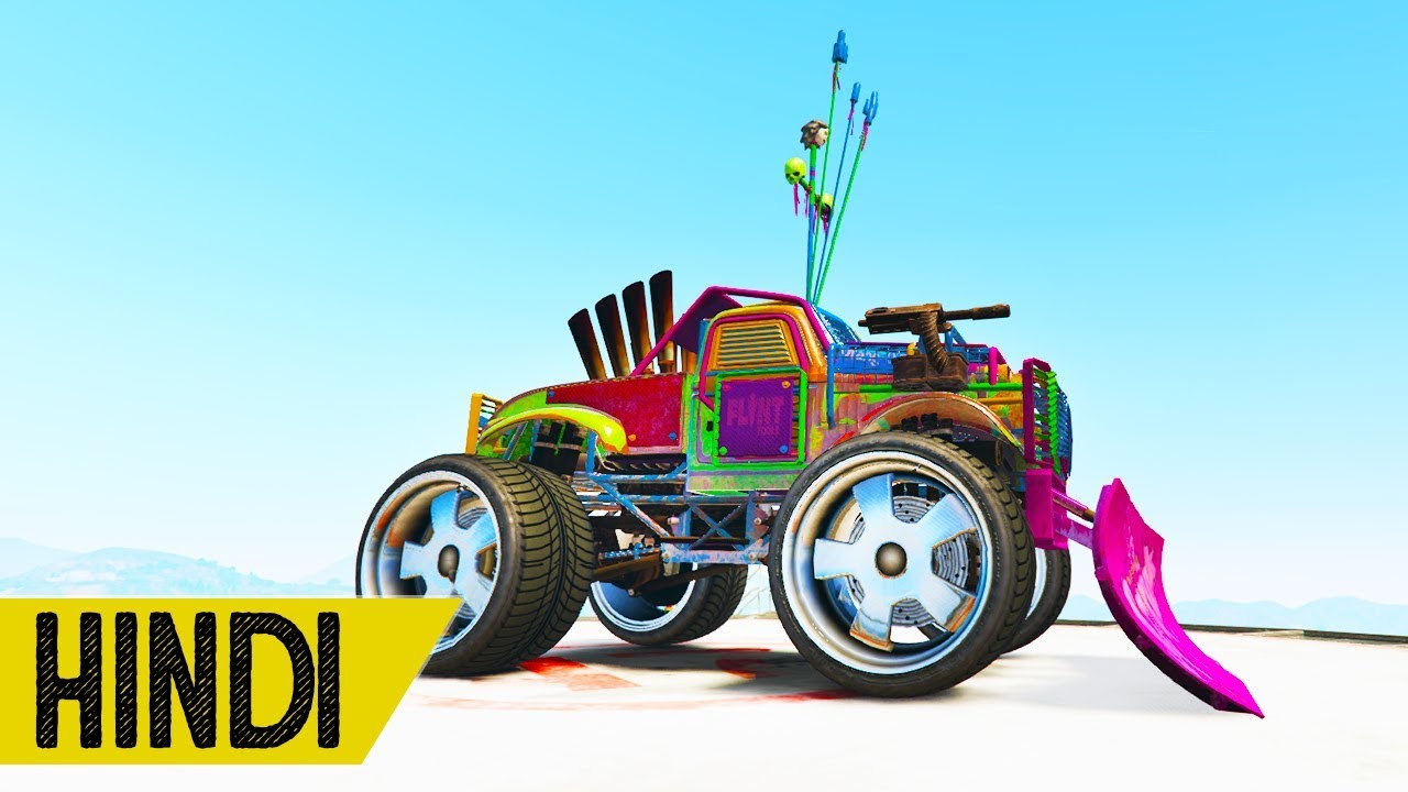 hindi animation movie download Monster Truck VS TANK Race | GTA 5 Online