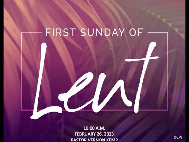 "Temptation in the Wilderness" Feb. 26, 2023