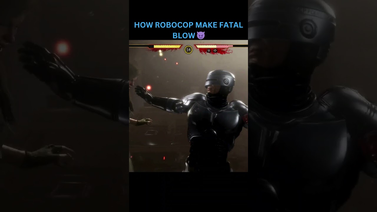 HOW ROBOCOP MAKE FATAL BLOW 😈 