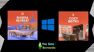 The Sims 4 Riviera Retreat + Cozy Bistro - Windows