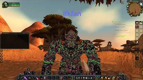 WoW classic weird visual glitch